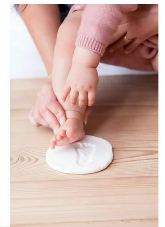 Photo souvenir avec empreinte de votre bebe