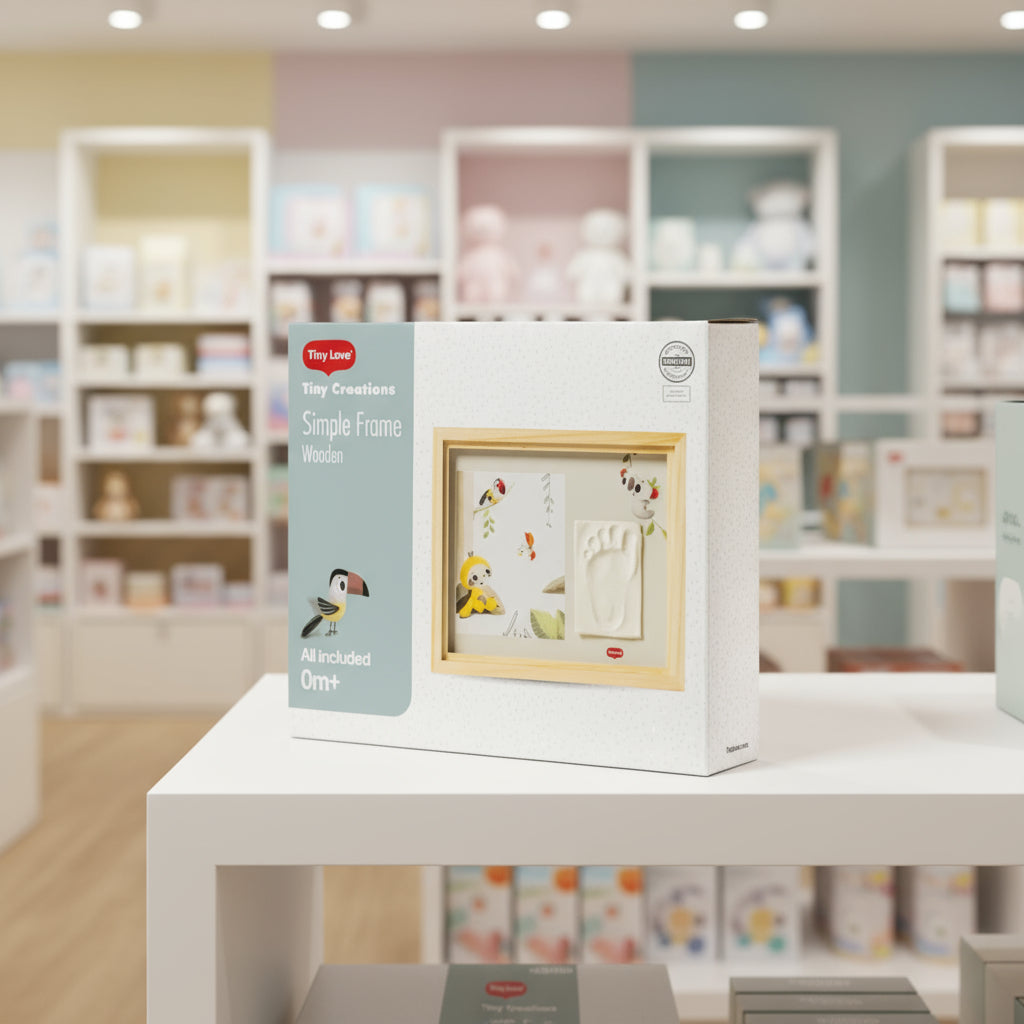 Photo souvenir avec empreinte de votre bebe