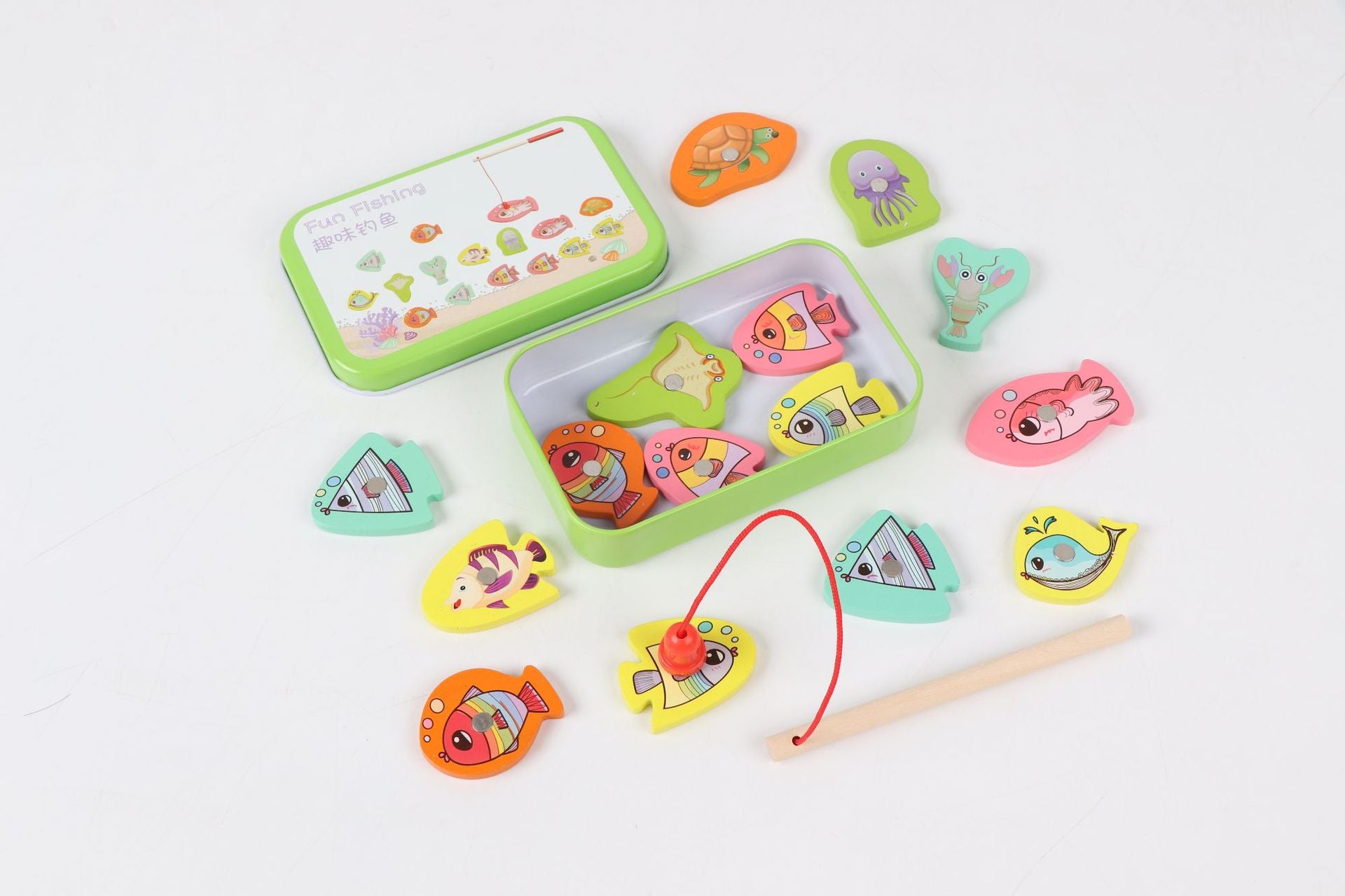 Jouets Educatifs En Bois Montessori Pour Enfants, Planche Occupee, Peche, Maths, Jouet Prescolaire, Cadeau Du Nouvel An