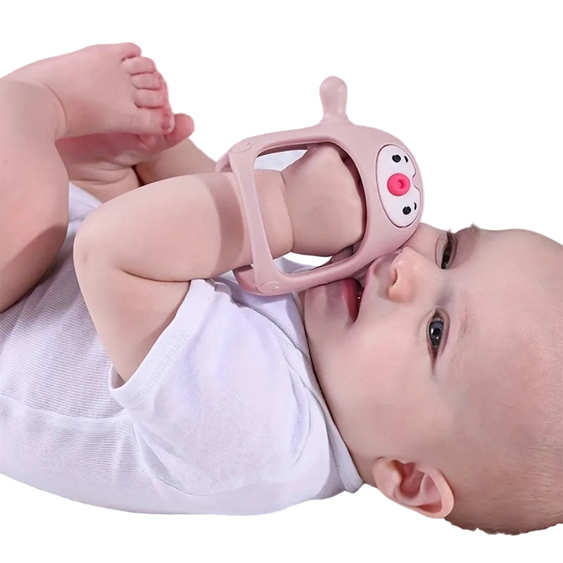 gant  dentition silicone pour bebe babyshop