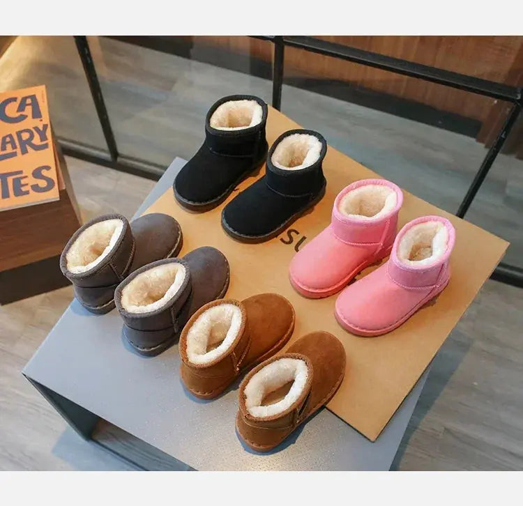 Bottes d'hiver pour enfants  décontractées, épaisses babyshop