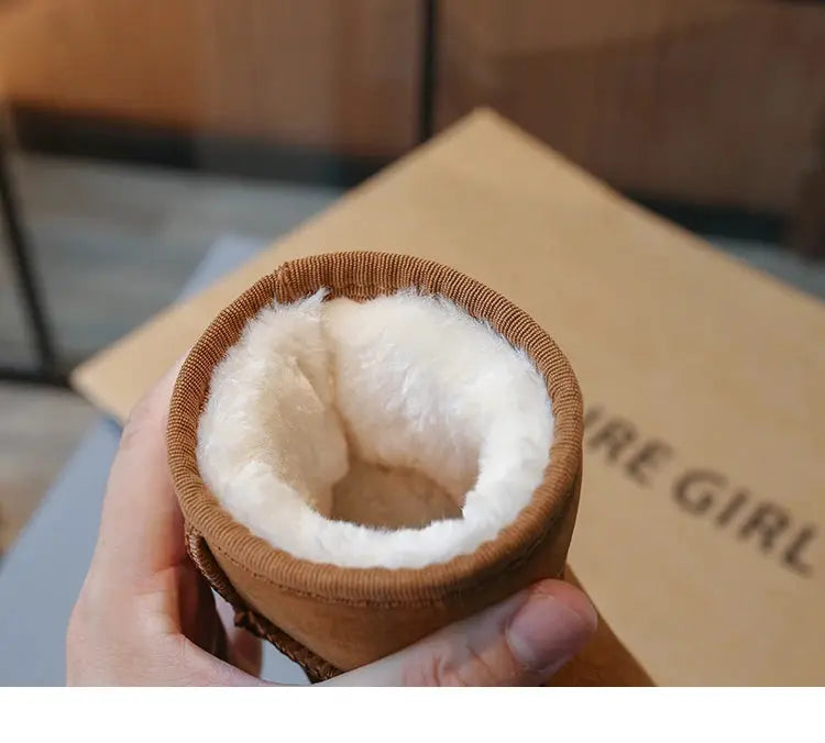 Bottes d'hiver pour enfants  décontractées, épaisses babyshop